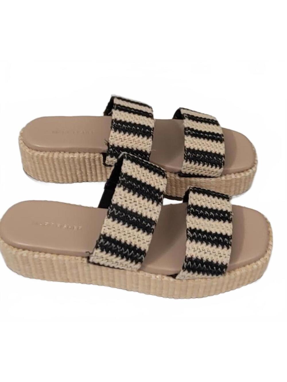 Marc Fisher Women's Pelma Woven Slide Fashion Platform Sandals Shoes Size 10M
